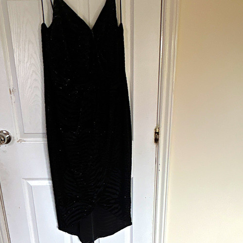 Quiz black chiffon - black,