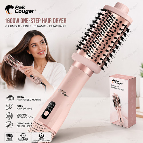 One step hair dryer volumiser - one,