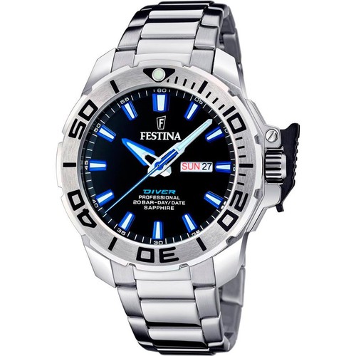 Festina f20665 gents steel - gents,