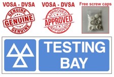 MOT TESTING BAY SIGN  / MOT