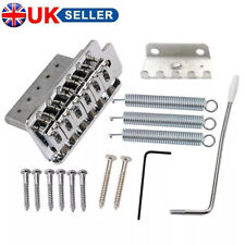 For Fender Stratocaster Strat Electric Guitar Parts Chrome Tremolo Bridge System
