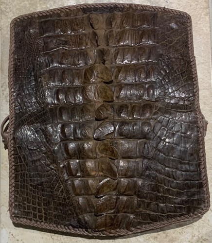 Crocodile handbag for ladies
