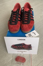 adidas London Red and Black Sneakers Size 6 City Series