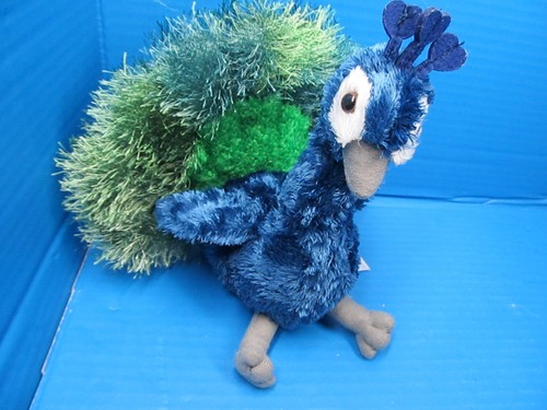 Aurora plush peacock blue - peacock,