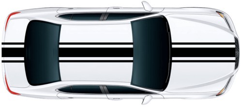 Car sports stripe stickers - car,