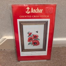 Anchor “Poppy Bee” Counted