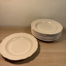 IKEA 8 X ARV White Scalloped
