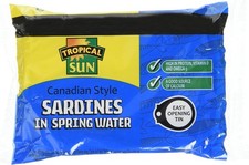 Tropical Sun Canadian Style Sardines in Spring Water (Pack of 12)