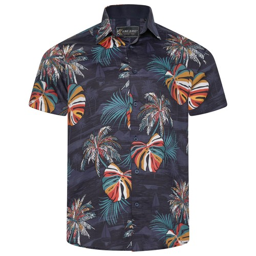 Kam jeans palm print men - kam,