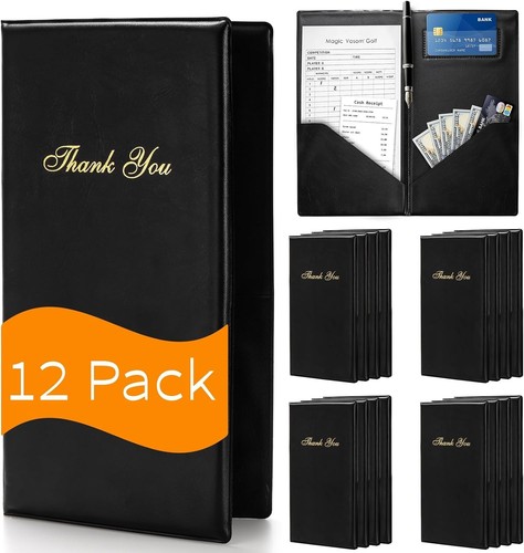 Restaurant check presenters - check,