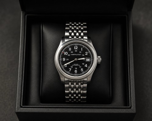 Hamilton khaki automatic black - hamilton,