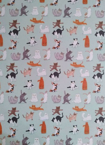 Cat wrapping paper - , gift