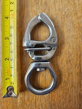 REDUCED TO SELL, WICHARD Quick Release Snap Shackle with Swivel Eye 110mm 