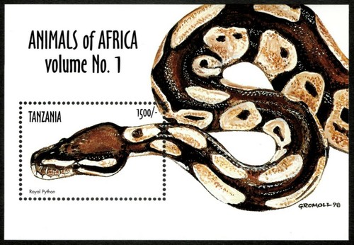 Tanzania 1999 royal python - tanzania,