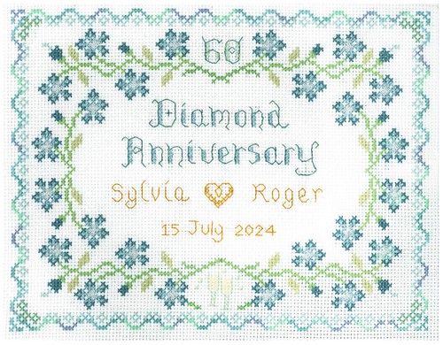Diamond wedding anniversary - diamond,