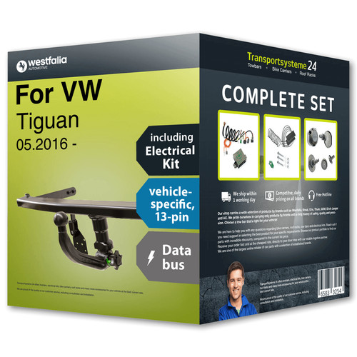 Towbar detachable for - , vw