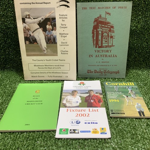 Cricket memorabilia bundlex5 - cricket,