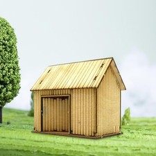 1:72building Model Kits Wooden Model Kits 3D Puzzles Architecture Scene DIY