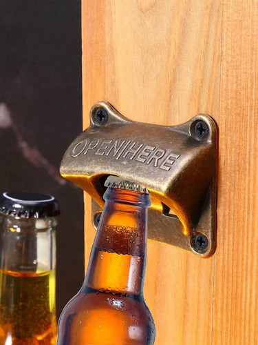 Vintage beer bottle opener - bottle,