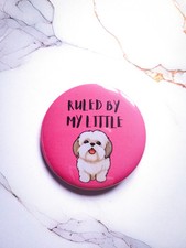 Shitzu badge "RULED BY MY