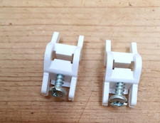 2 INTEGRA MONORAIL / DECORAIL CURTAIN TRACK END STOPS STOPPERS (pack of 2)