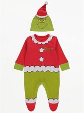 Grinch Christmas Baby Outfit