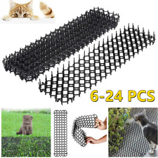  6-24 pcs Cat Scat Mat Spike Anti Dog Pest Deterrent Mat Repellent Animal Scarer