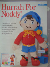 Knitting pattern of Enid Blyton's Noddy soft toy