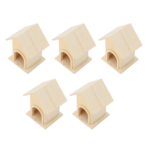 Wooden birdhouse unique - 5x,