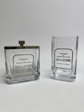 Vintage Hotel Balfour Collection Vintage Glass Vanity Toothbrush Holder Tumbler