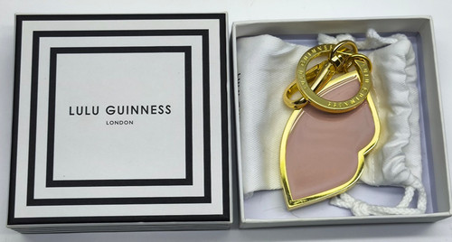 Lulu guinness pink gold lips - &,