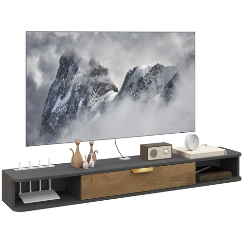Homcom 140 floating unit - 140, tv