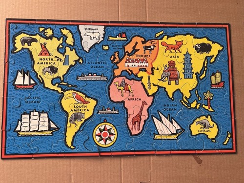 Vintage waddingtons jigsaw - vintage,