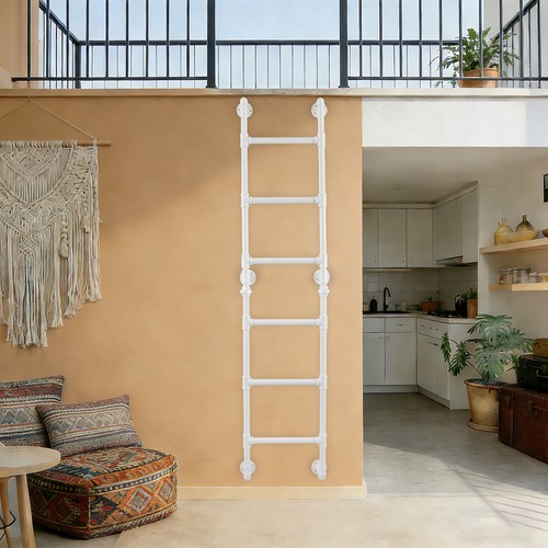 White rung steel - white,