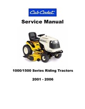 CUB CADET 1000 1500 SERIES