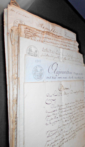Lot antique handwritten - lot, 13