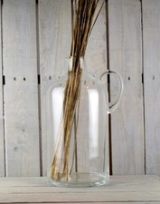 Glass jug vase - glass, large