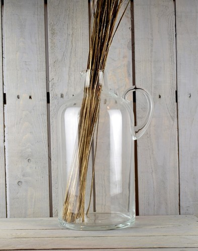 Glass jug vase large - glass,