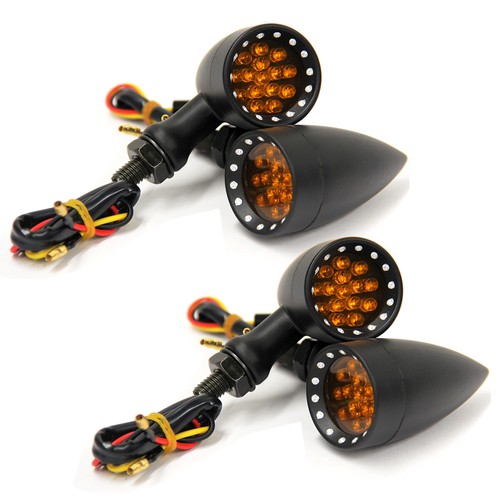 Motorcycle bullet amber - bullet,
