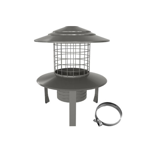 Pot hanging cowl stainless - hanging,