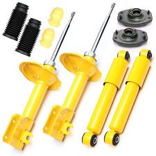 4 TA Technix Sport Shock Absorbers Front Rear + Strut Bearings Dust Caps Fiat Punto 1