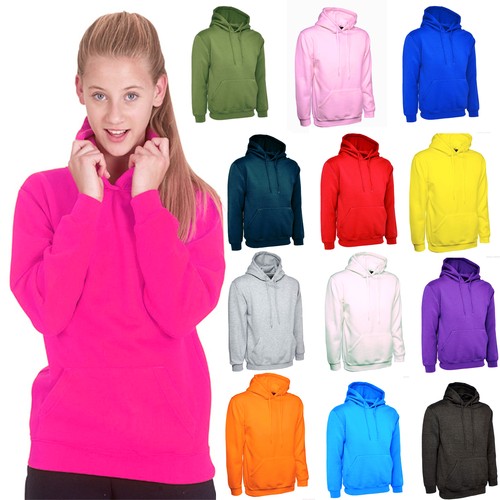 Ladies loose fit plain hoodie - ladies,