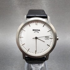 Boccia Watch Men 34mm White