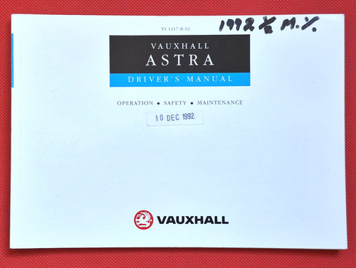 1991 vauxhall astra - vauxhall,
