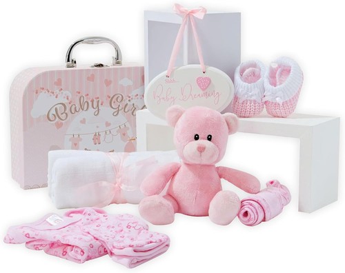 Baby girl gift set newborn - set,