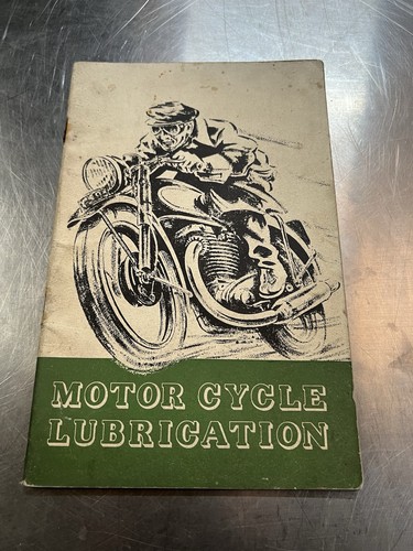 Motor cycle lubrication - motor,