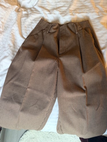 Zara brown houndstooth - zara,