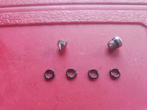 Bleed screws and - screws,