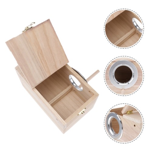 Wooden small bird parrot - bird,