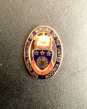 Vintage Enamel Royal College of Nursing UK Pin Badge